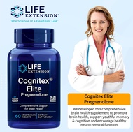 Life Extension Cognitex® Elite Pregnenolone ส่งเสริมสมาธิ สมาธิ ความจำ และอารมณ์ Life Extension Cogn