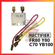 REMPIT Y80 FR80 6V RECTIFIER STANDARD WIRE SOCKET STANDARD YAMAHA Y80 RECTIFIER KATAU CHARGER BATTER