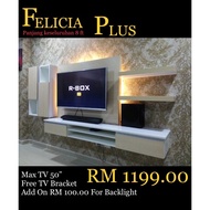 🔥 [FREE INSTALL & BRACKET TV] 🔥 KABINET TV RM1199 SIAP PASANG HARGA KILANG 🔥