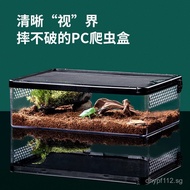 Axolotl Escape Reptile Pet Rainforest Land and Water Hamster Reptile Box Breeding Box Turtle Tank Sn