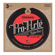 D'Addario EJ45/EJ46 Pro-Arte Classical Guitar Strings 3-Pack
