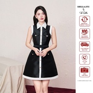High-end designer black dress with luxurious pocket form [Real photo] The Shilla-CG.B69C0.68D8.GAVA.