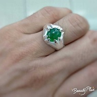 Cincin Batu zumrud asli size 15-25 size ring