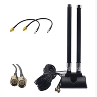 5G CPE Router Antenna LTE SMA Male Antenna High Gain 46DBi 5G External Extension Cable Magnetic Base