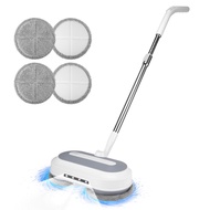 Cordless Rechargeable Hard Floor Cleaner And Polisher Bundle With Cleaning Buffing Pads Perfect For 