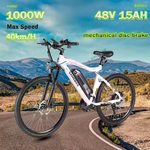 Electric Bicycle Samebike SY26ll 480W 36V 12AH Max Speed 35km/h Ebike 26*1.95 Tire Lithium Battery A