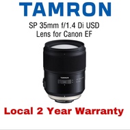 Tamron Camera Lens SP 35mm f/1.4 Di USD Lens for Canon EF (Local 2 Year Warranty)(100% Original)