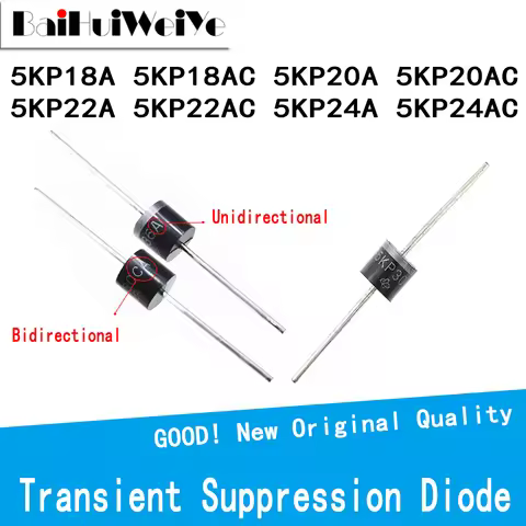 5PCS 5000W Transient Suppression Diode TVS Diode 5KP18A 5KP18CA 5KP20A 5KP20CA 5KP22A 5KP22CA 5KP24A