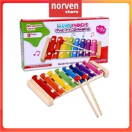 Wooden Multicolor 8 Notes Xylophone Piano Early Learning Educational Music Baby Learning Music Toys 