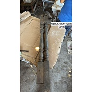 old king post ballusters 6x7x110cm