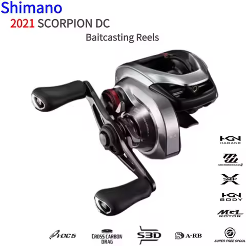2021 Shimano SCORPION DC 150 151 150HG 151HG 150XG 151XG Saltwater Low Profile Magnumlite Spool Bait
