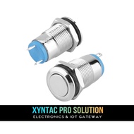 12mm 12V Metal Button Switch Self-locked Non-Momentary Push Button Switch Ring Light