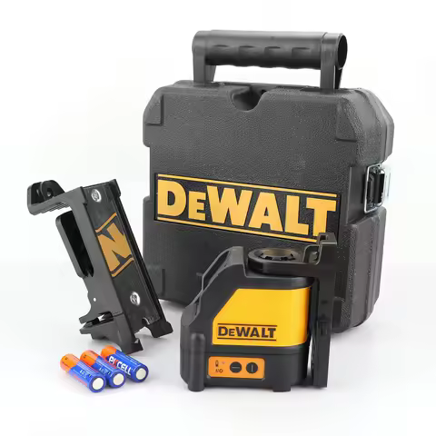 DEWALT Laser Level 2-Line Cross Line Green Light Automatic Leveling High Precision Horizontal Vertic
