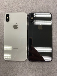 iPhone X 256GB 白色電75%，黑色電77%，超級新淨 淨機 不議價 可預約到門市睇機