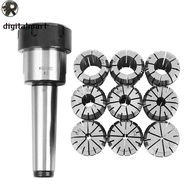 RL 10Pcs ER32 Spring Collets Set 2/4/6/8/10/12/16/18/20mm + MT3  ER32 Collet Chuck Morse Taper Holde