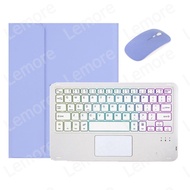 แป้นพิมพ์ภาษาอังกฤษพร้อมทัชแพดสําหรับ iPad A16 11 / iPad 2025 11th Generation 2025 Backlit คีย์บอร์