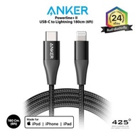 ANKER POWERLINE+ II USB-C TO LIGHTNING 180CM (6FT) ( สายชาร์จ USB-C TO LIGHTNING )