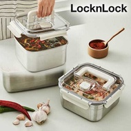 Lock&Lock New Stainless steel  Patented Breath Valve Kimchi Container 2.4 L  3 L  3.8 L  5.3 L