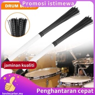 2Pcs Cajon Brush Telescoping Drum Brushes Nylon Sticks Percussion for Jazz Stick Drum Musical.kevinc