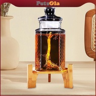 PETSOLA Support for Drink Dispenser Support for Drink Dispenser Practical And Resistant Round Wooden