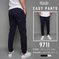 ⚡GW⚡9711 กางเกงขายาว ผู้ชาย ผ้ายืด เอวยืด มีเชือกผูก ยาว 36-39นิ้ว ไซส์ 30-36 Goodwin Brand