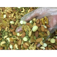 Instant mixed nuts 200g (5 types of nutritious nuts: macadamia nuts, cashews, walnuts, almonds, squa