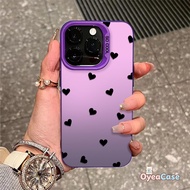 INS Style Love Heart Print IMD Case For OPPO Reno 15C 15F 15 Pro Mini Max 14F 14 13F 13 12 12F 11F 1