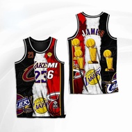 Basketball jersey Lakers Cavaliers jersey LeBron James Kraft X Lakers jersey