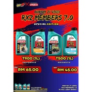 PETRONAS SPRINTA X RXZ MEMBERS 7.0 MINYAK 2T WANGI T500 DAN T900 HQ SPECIAL EDITION 1 LITER