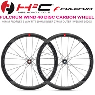 FULCRUM WIND 40 DISC CARBON TUBELESS READY WHEELSET