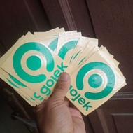 Gojek stickers, Gojek cutting stickers, Gojek cutting stickers.1pcs