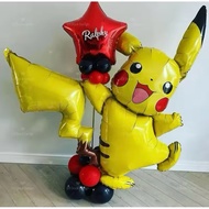 MERAH 23pcs JUMBO PIKACHU BALLOON PACKAGE REDBINTANG