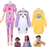 Witch Group Lumi Zoe Mila Pajamas Sweatshirt Anime Full Set cosplay K-POP HUNTR/X Rumi Zoe Saldana M