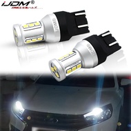 iJDM 2pcs T20 7440 W21W 7441 7443 7444 W21/5W LED Bulbs for LADA Dimension Lights Bulbs Super Bright
