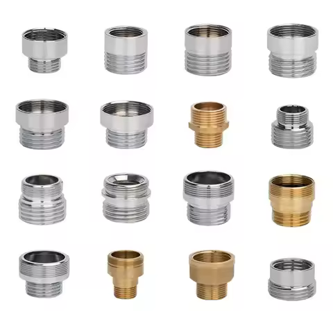 16mm 18mm 22mm 24mm G3/4 32mm To G1/2 Connectors Aerator Bubbler Water Purifier Adapter Faucet Lengt