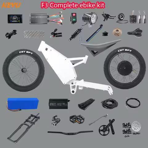 KEYU F3 enduro ebike kit 60V 3000W Electric motorcycle Complete ebike kit conversion electric bike s