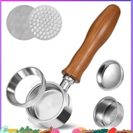 51mm Bottomless Portafilter, Professional Espresso Portafilter with Filter Basket, Screen and Espres