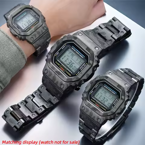DW5600 Camouflage metal bezel Protective case For Casio DW-5600E DW-5600 GW-B5600 5610 upgrade Titan