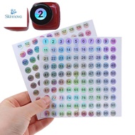 Delicateshy Waterproof Number 1-200 Laser Labels Stiers Nail Polish Lipsti Number Tags New