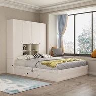 油壓床 衣櫃床 Hydraulic bed 組合床 包送貨 Free Delivery 榻榻米帶衣櫃 床架  榻榻米 地台床 高箱床 小戶型大容量收納 床褥 衣櫃 立櫃