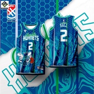 2024 CHARLOTTE HORNETS x HG CONCEPT JERSEY Full Sublimation 3D Vest Summer Basketball Jersey Set