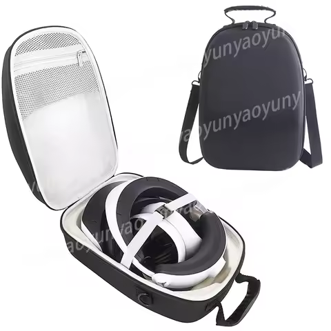 Storage Bag for PSVR2, Rigid EVA Portable Storage Protective Travel Case, VR2 PS5 Accessories
