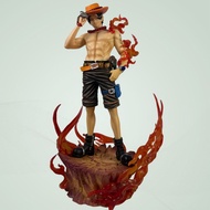 One Piece GK GK Ghost Island Figure Decoration Fantasy Press Hat Ace Standing Anime Figure Model