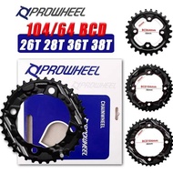 Prowheel 104BCD Bicycle Chainring 64BCD Chain Ring 26T 36T 28T 38T MTB Chainring Double Speed MTB Bi