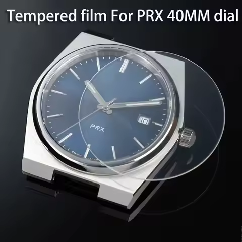 Watch Tempered film For Tissot PRX 40mm dial T137 Quartz mechanical Round watch protective film scra