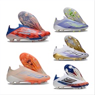 F50+Series Full Knit Waterproof Laceless FG Football Boots F50+FG Super Top Cushioning Pad Long Spik