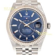 ROLEX 勞力士 SKY-DWELLER 天行者 縱航者型 SKY-DWELLER 亮藍色錶面 BRIGHT BLUE 336934-0006 天行者 縱航者型 亮藍色 【藏山閣】全港多間實體門市 