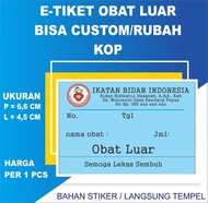 ETIKET SIRUP OBAT LUAR, ETIKET SYRUP, ETIKET OBAT, LABEL STICKER OBAT,
