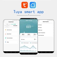 Tuya Wifi Air Quality Monitor Smart Home CO2 Detector Formaldehyde VOC CO2 CH2O Temperature Humidity