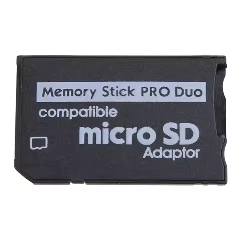 for Memory Stick Adapter, Micro SD TF to Memory Stick PRO for Duo Card Portable Camera Handycam Supp